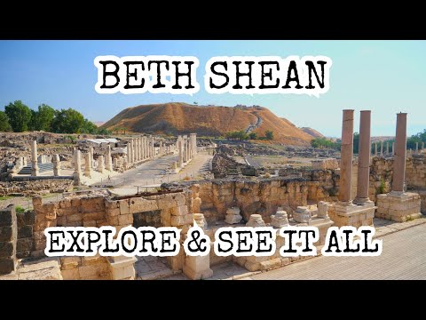 Beth Shean Tour! Most Preserved Roman City in Israel! Tel Beit Shean, Mt. Gilboa, Jezreel, King Saul