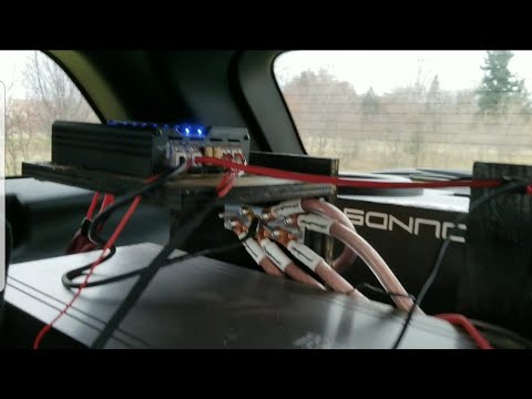 Jensen XDA94RB 4 channel amp Detailed Installation with a Oscilloscope plus PRV 6x9 installed
