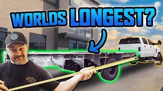 We Built the WORLDS LONGEST Flat Bed for the HAULER!