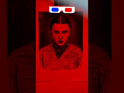 🎉 Celebrating Stranger things season 5 with 3D Art! 🎉 | 3D glass art shorts