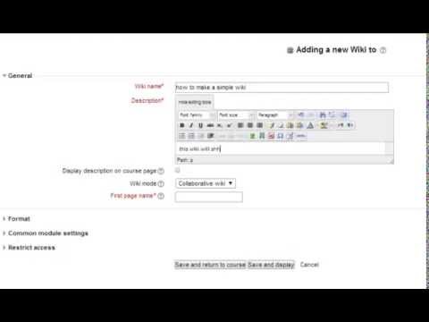 How to make a simple wiki part 1