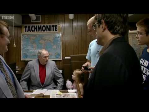 Pastor Phelps reluctantly talks to Louis Theroux - BBC