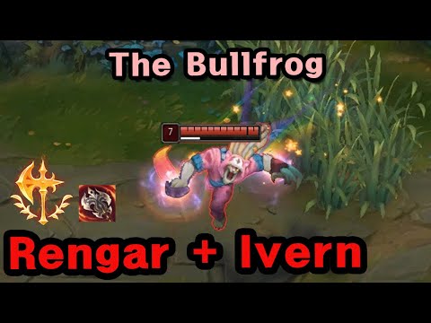 Infinite Jumps... 70% WR Rengar Ivern Botlane in KR Grandmaster
