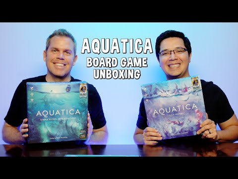 Unboxing Aquatica - Under Sea Board Game