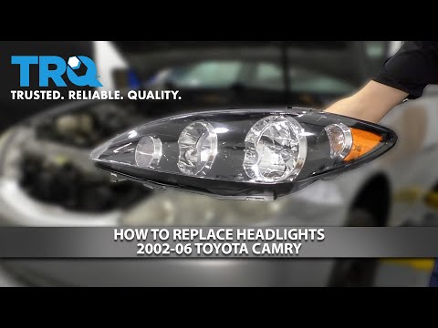 How to Replace Headlights 2002-06 Toyota Camry