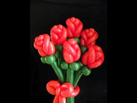 Como Hacer una Rosa Cerrada en globos - Hogar Tv  por Juan Gonzalo Angel