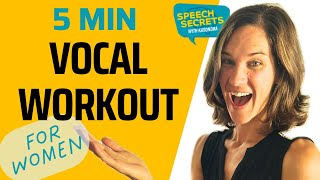 5 Minute Vocal Exercise for Women & Higher Voices — Improve Your Voice