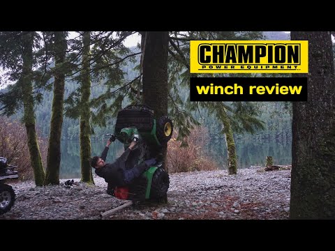 CHEAP WINCH REVIEW. CHAMPION WINCH 3000LB