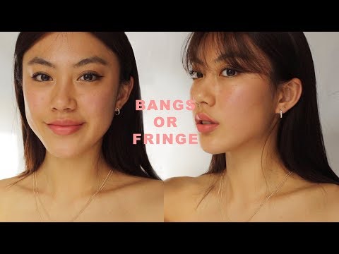HOW I CUT FRINGE + BANGS | Haley Kim