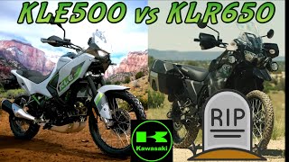 Kawasaki KLE 500 vs KLR650. Is the KLR650 being replaced by the KLE500?