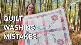 QUILT WASHING TIPS! Washing wool quilts