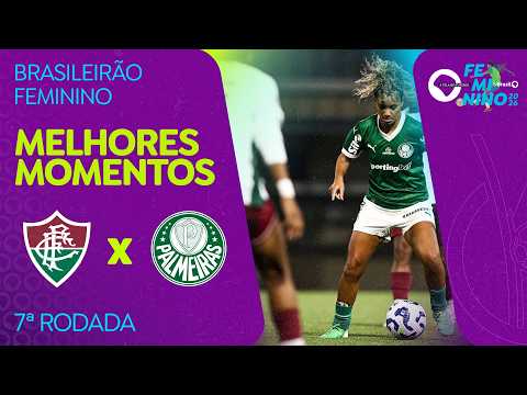 Gols e lances de Fluminense x Palmeiras
