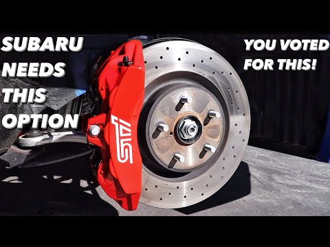 How to PAINT BRAKE CALIPERS! Subaru NEEDS This Option