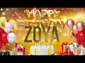 ZOYA Happy Birthday Zoya Zoya