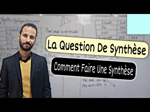 , title : 'La Question De Synthèse : Comment Faire Une Synthèse'
