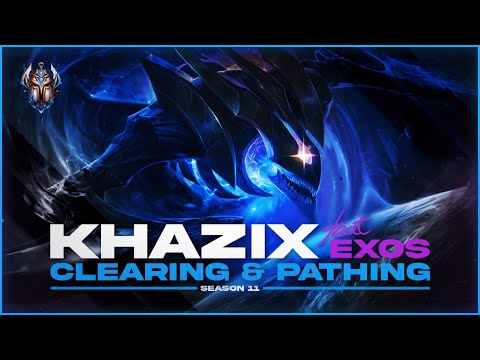 NEW Season 11 Kha'Zix Jungle Clearing & Pathing Guide ft. Exos
