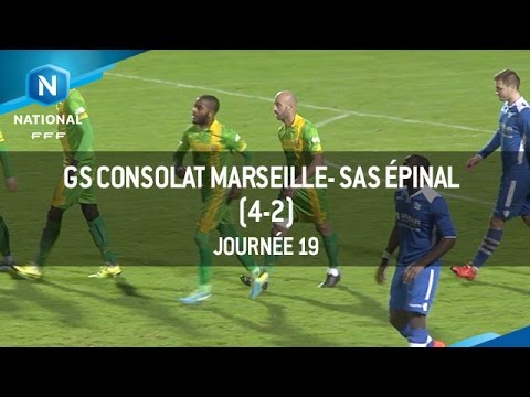 J19 : GS Consolat Marseille - SAS Epinal (4-2), le résumé