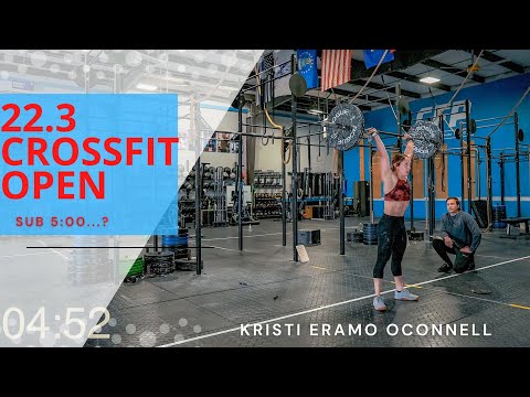 KRISTI ERAMO 22.3 FULL VIDEO | SUB 5:00..? CROSSFIT GAMES OPEN WORKOUT