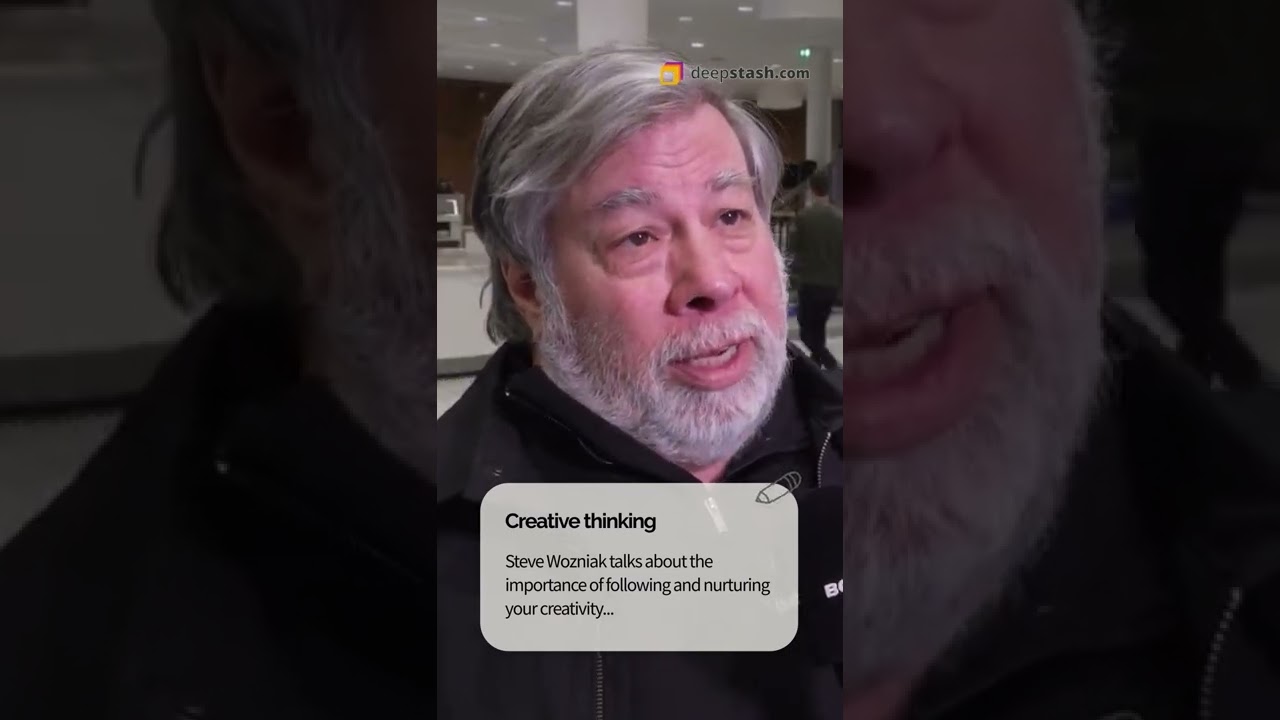Steve Wozniak - Creative thinking. #Shorts