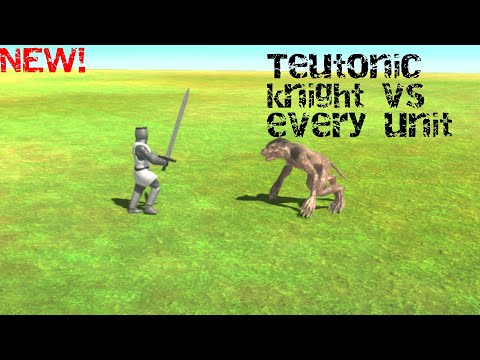 NEW Update! Teutonic knight vs every unit |Animal Revolt Battle Simulator