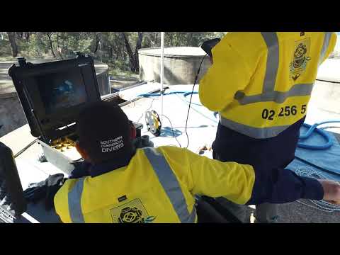 Rov Cleaning of potable water reservoir