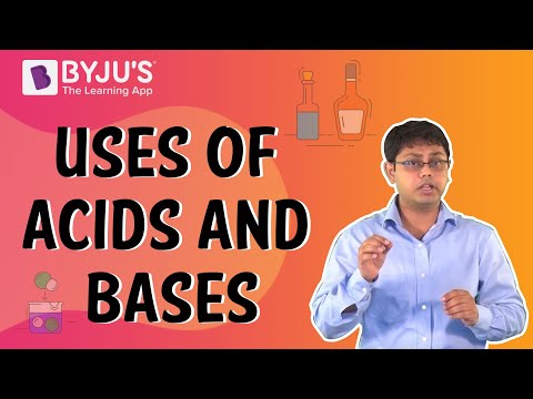 Uses of acids and bases