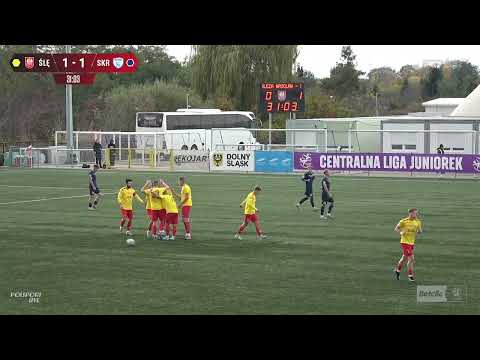 24.10.2025: Ślęza Wrocław - Skra Częstochowa 1:2: gole