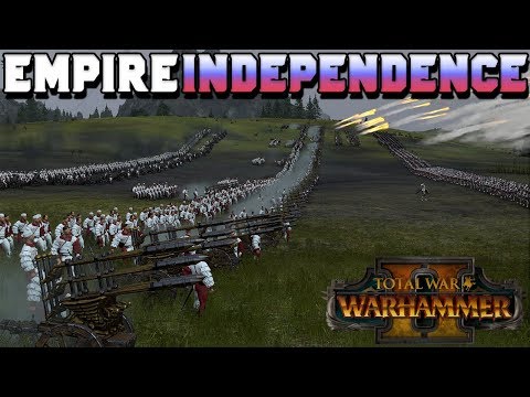 EMPIRE INDEPENDENCE DAY - Rocket Batteries Meet over 1,000 Zombies | Total War: Warhammer 2