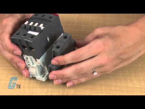 How to Install Auxiliary Contacts on the ABB AF Series of Contactors