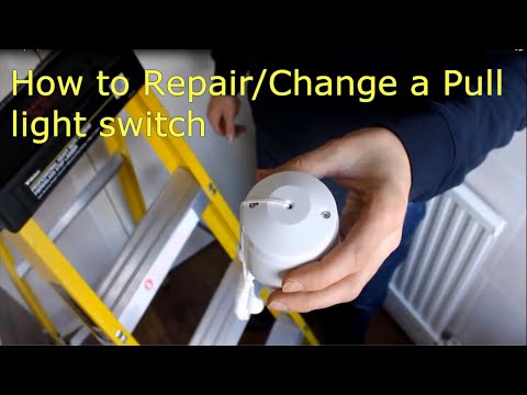 How to Repair/change a Pull/Cord Light Switch Video explanation