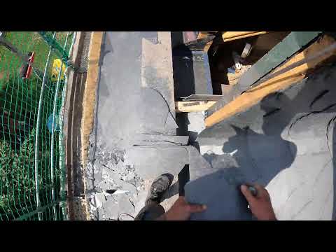 Kragengebinde decken - Teil 76 - Altdeutsche Deckung- Schieferdach Halle