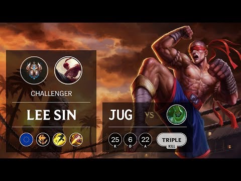 Lee Sin Jungle vs Zac - EUW Challenger Patch 9.19
