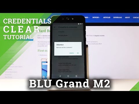 How to Clear Credentials in BLU Grand M2 – Remove All Certificates
