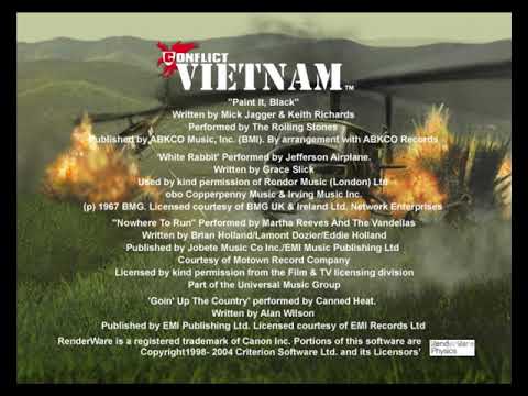 Conflict vietnam | Soundtrack completo  menú original |
