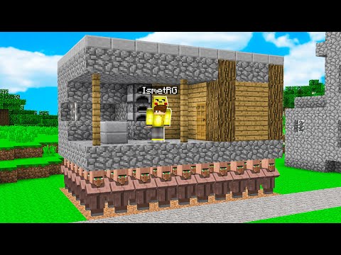 KÖYLÜLER EVİMİ NEREYE GÖTÜRÜYOR ❓🏠 - Minecraft