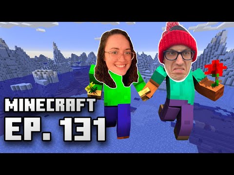 Minecraft BLIND Let's Play [Ep. 131] -- Ryan and Meg's First Time Playing Minecraft Survival!