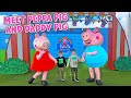 Meet Peppa Pig And Daddy Pig At Peppa Pig Theme Park Florida Jan 2025 4K
