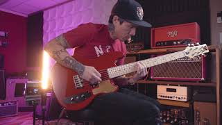 Video thumbnail for Eastwood Guitars Hooky Bass 6 PRO six-string bass demo w/ RJ Ronquillo by Eastwood Guitars