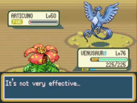 Pokemon Fire Red - Catching Articuno