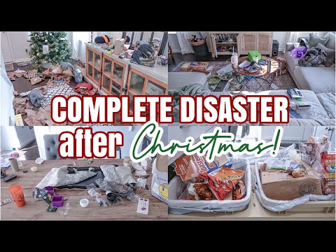 Nachweihnachtsputz mit mir | Verwandlung eines chaotischen Hauses | Komplettreinigung nach Katast...