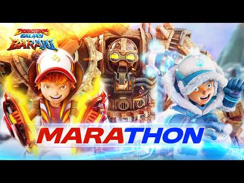 BoBoiBoy Galaxy BARAJU MARATHON | FULL EPISODE