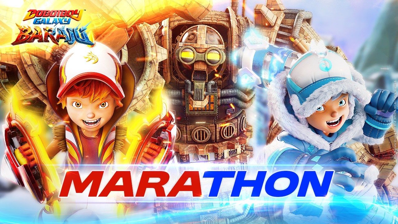 BoBoiBoy Galaxy BARAJU MARATHON | FULL EPISODE