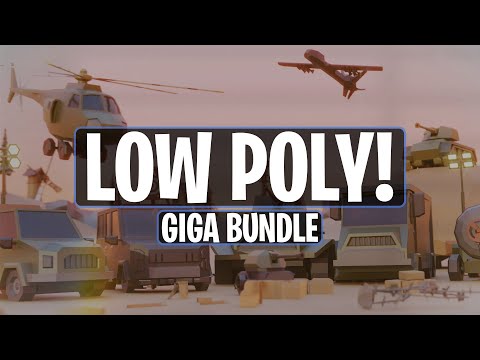 The LowPoly / Retro Pack For 3D Gamedev & Artist!
