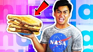 DIY How To Make NUTELLA SANDWICH!