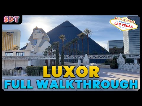 Luxor Las Vegas Full Walkthrough: Explore the Iconic Pyramid Resort!