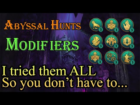 Neverwinter: Abyssal Hunts: ALL T3 MODIFIERS tested.