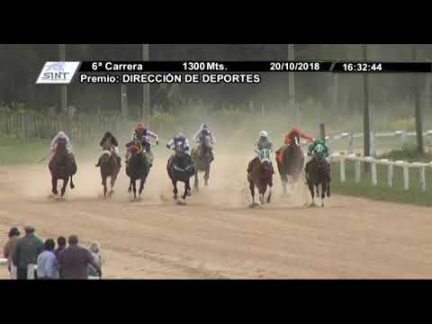 20/10/2018 – Hipodromo Melo – Carr 6 – DIRECCIÓN DE DEPORTES