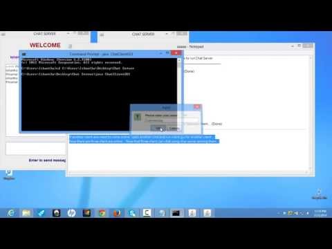 Java Chat Server Using Rmi