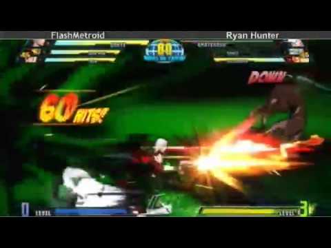 6-6-11 FlashMetroid (Iron Man/Dante/Tron) vs Ryan Hunter (Dante/Amaterasu/Dormammu) 4 - MvC3