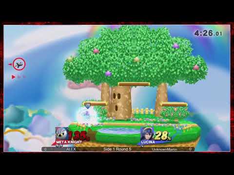 HC87 Smash4 - Round 1-5: ALEX (Meta Knight) vs UnknownMartin (Lucina)
